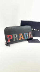 Limited Edition Genuine Prada Calfskin Wallet (Pre-Owned) PRADA0214