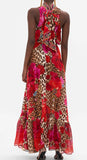 HEART LIKE A WILDFLOWER SILK NECKTIE DRESS WITH ELASTICATED WAIST BY CAMILLA CMA990370