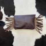 Cowhide and Leather Clutch Artisan Made 99BF0070