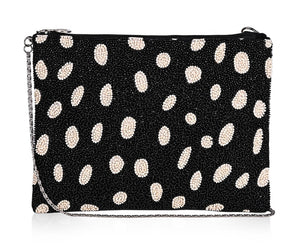 Handmade Boho Polka Dot Beaded Clutch AMER138033