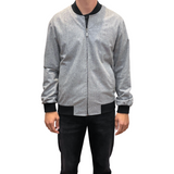 Lightweight Slim Fit Bomber Jacket with Plaid Lining EIF999026